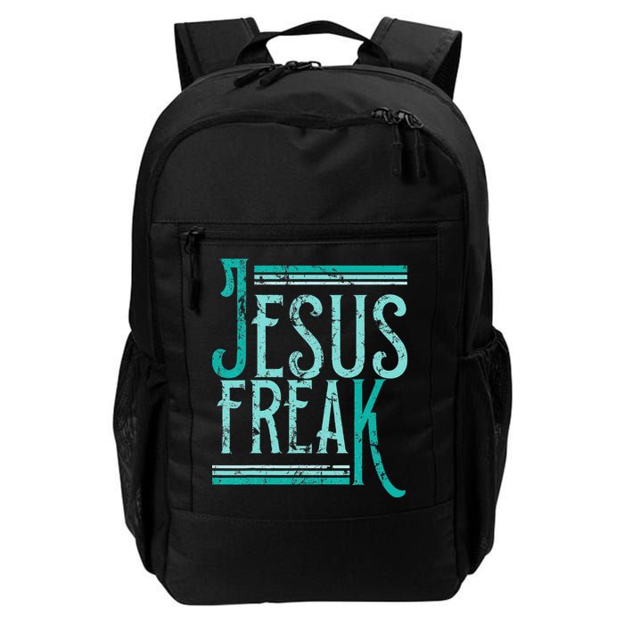 Christian Religious Bible Jesus Freak Distressed Backpack