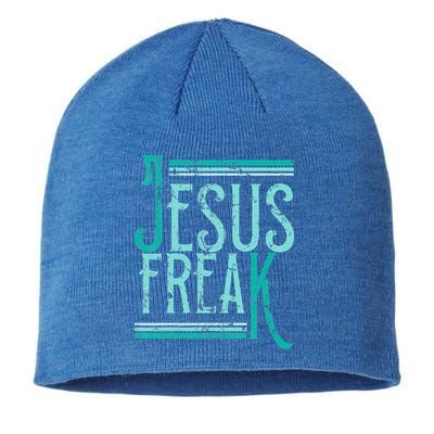 Christian Religious Bible Jesus Freak Distressed Sustainable Beanie