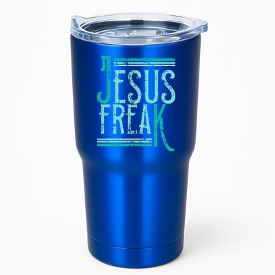 Christian Religious Bible Jesus Freak Distressed Tumbler
