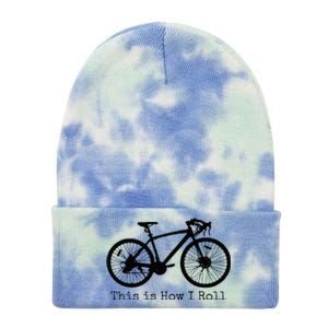 Cycling Road Bike Bicycle Funny Cyclist Tie Dye 12in Knit Beanie