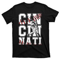 Cincinnati Retro Baseball Lover Met At Game Day T-Shirt