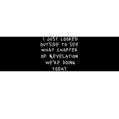 Christian Rapture Bible Revelation Jesus Joke Gift Bumper Sticker