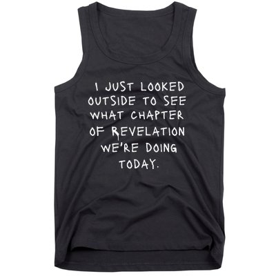 Christian Rapture Bible Revelation Jesus Joke Gift Tank Top