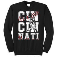 Cincinnati Retro Baseball Lover Met At Game Day Sweatshirt