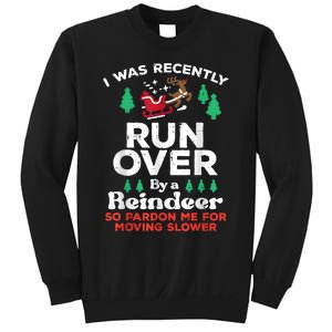 Christmas Runover By Reindeer Funny Xmas Sweatshirt