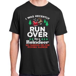 Christmas Runover By Reindeer Funny Xmas Adult ChromaSoft Performance T-Shirt