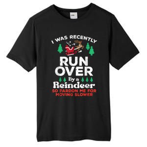 Christmas Runover By Reindeer Funny Xmas Tall Fusion ChromaSoft Performance T-Shirt