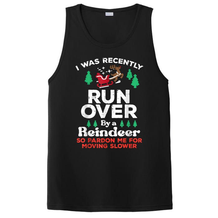 Christmas Runover By Reindeer Funny Xmas PosiCharge Competitor Tank