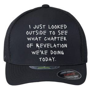 Christian Rapture Bible Revelation Jesus Joke Gift Flexfit Unipanel Trucker Cap