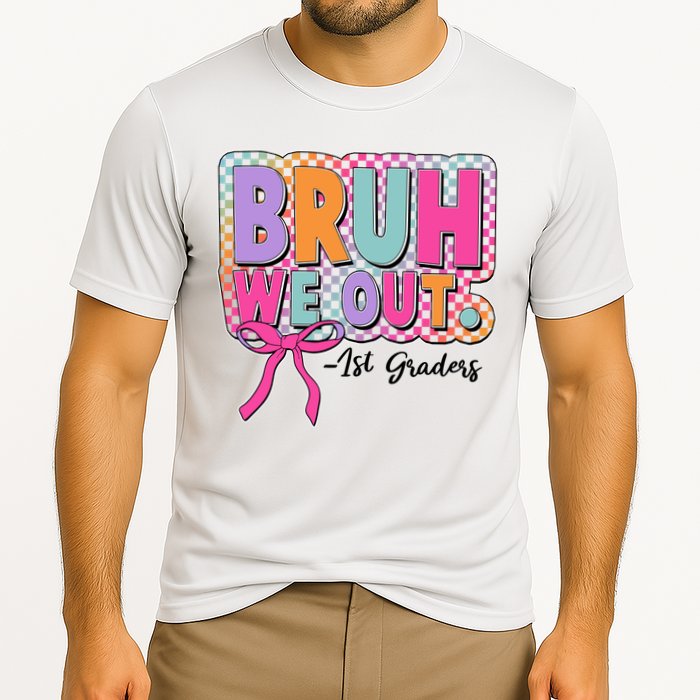 Cute Retro Bruh We Out First Graders Performance Shirt
