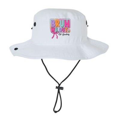 Cute Retro Bruh We Out First Graders Bucket Hat