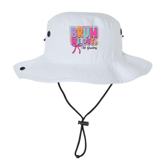 Cute Retro Bruh We Out First Graders Bucket Hat