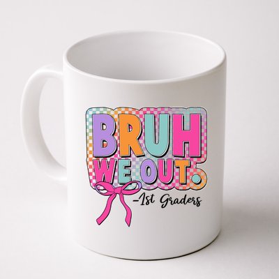 Cute Retro Bruh We Out First Graders Mug
