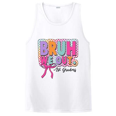 Cute Retro Bruh We Out First Graders PosiCharge Competitor Tank
