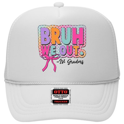 Cute Retro Bruh We Out First Graders Trucker Hat