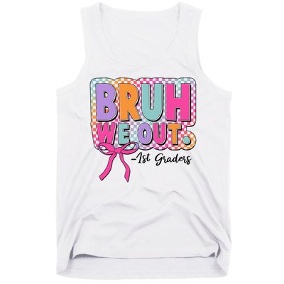 Cute Retro Bruh We Out First Graders Tank Top