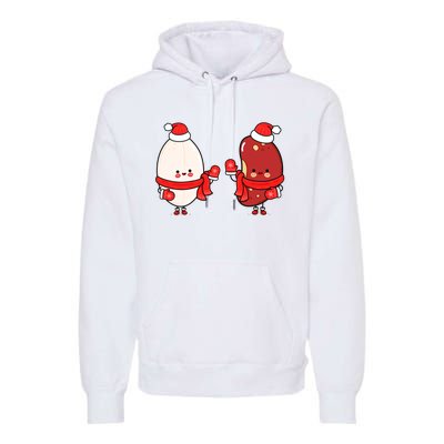 Cute Red Beans And Rice Premium Hoodie