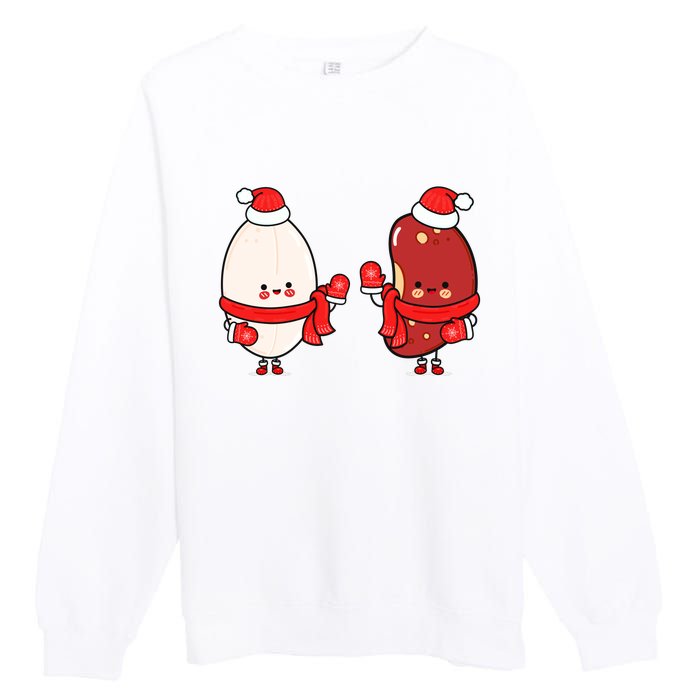 Cute Red Beans And Rice Premium Crewneck Sweatshirt