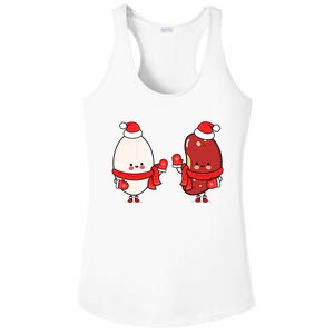 Cute Red Beans And Rice Ladies PosiCharge Competitor Racerback Tank