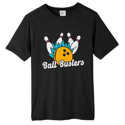 Classic Retro Bowling Team Name Ball Busters League Night Tall Fusion ChromaSoft Performance T-Shirt