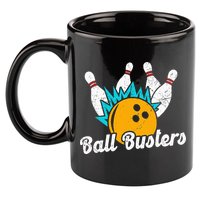 Classic Retro Bowling Team Name Ball Busters League Night 11oz C Handle Ceramic Mug