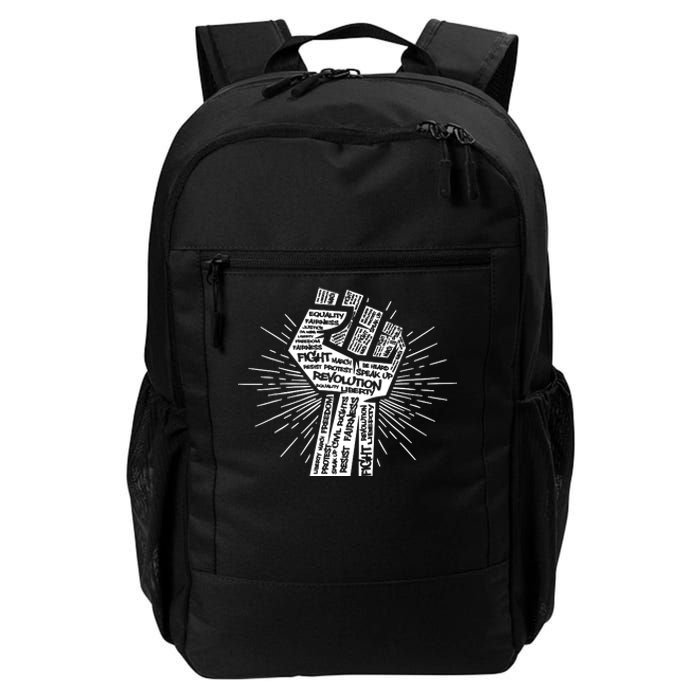 Civil Rights Black Power Fist March For Justice Daily Commute Backpack