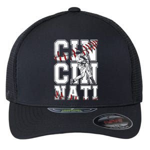 Cincinnati Retro Baseball Lover Met At Game Day Flexfit Unipanel Trucker Cap