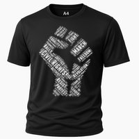 Civil Rights Black Power Fist March For Justice Cooling Performance Crew T-Shirt