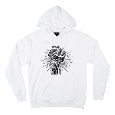 Civil Rights Black Power Fist March For Justice | Black Lives Matter Hoodie