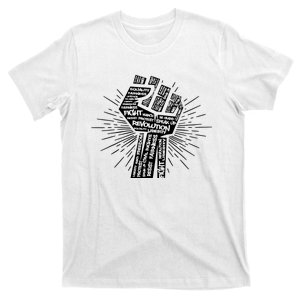 Civil Rights Black Power Fist March For Justice | Black Lives Matter T-Shirt