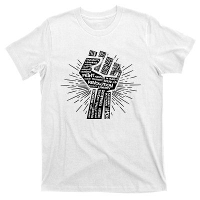 Civil Rights Black Power Fist March For Justice | Black Lives Matter T-Shirt