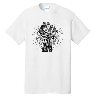 Civil Rights Black Power Fist March For Justice | Black Lives Matter Tall T-Shirt