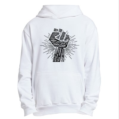 Civil Rights Black Power Fist March For Justice | Black Lives Matter Urban Pullover Hoodie