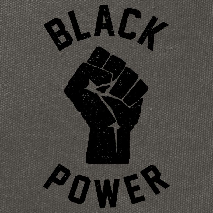 Civil Rights Black Power Fist Cotton Canvas Backpack