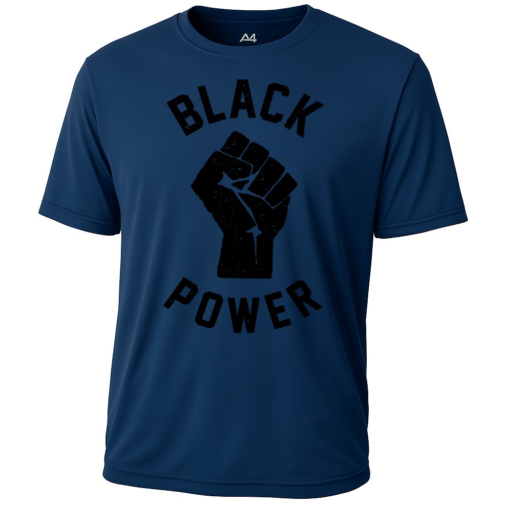 Civil Rights Black Power Fist Cooling Performance Crew T-Shirt