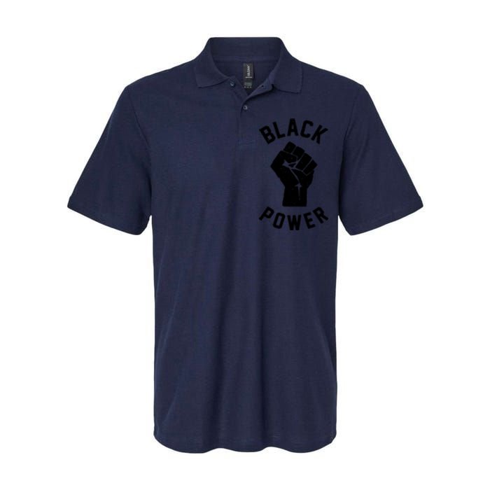 Civil Rights Black Power Fist Softstyle Adult Sport Polo