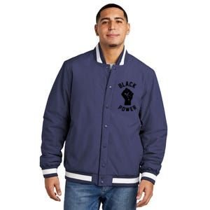 Civil Rights Black Power Fist Insulated Varsity Jacket