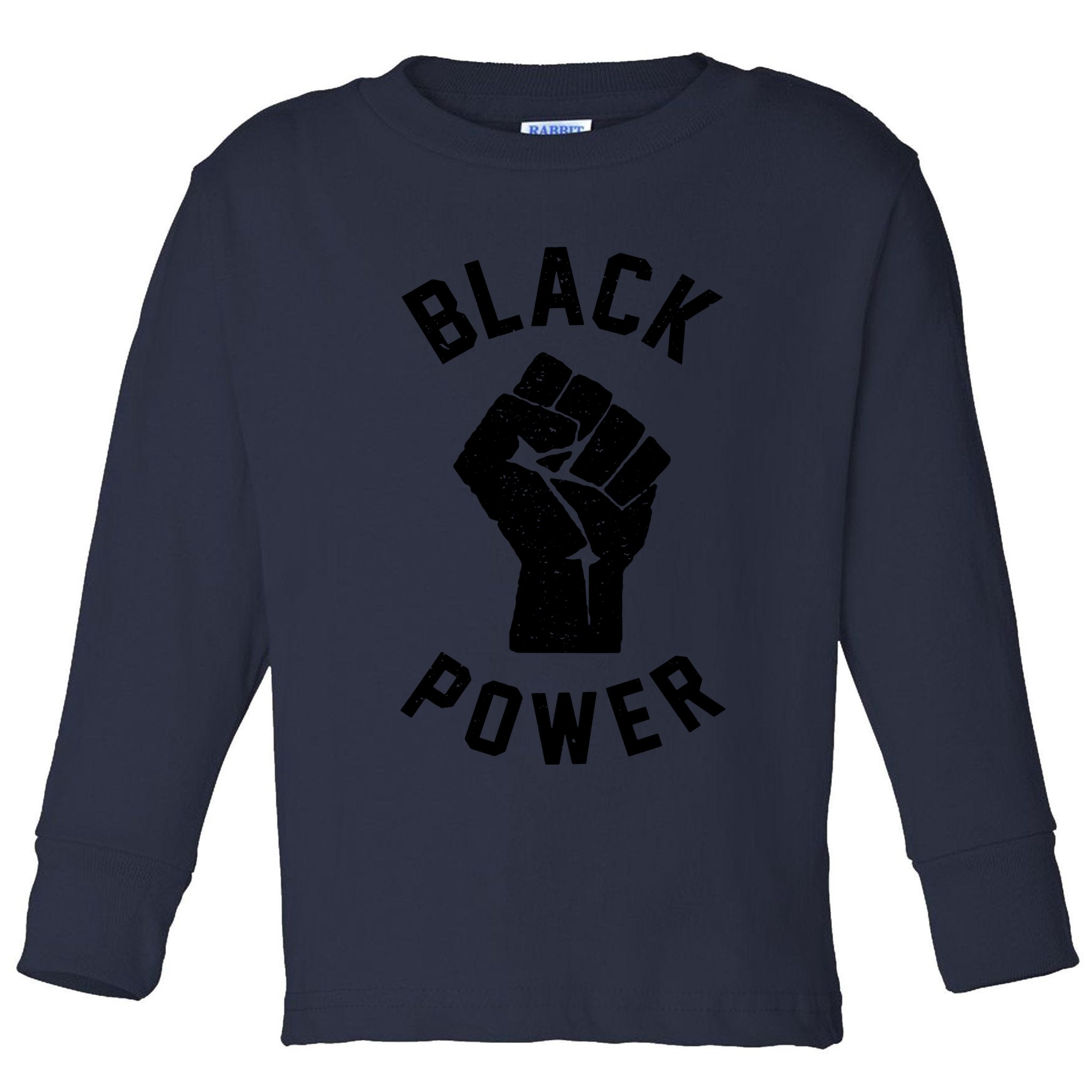 Civil Rights Black Power Fist Toddler Long Sleeve Shirt