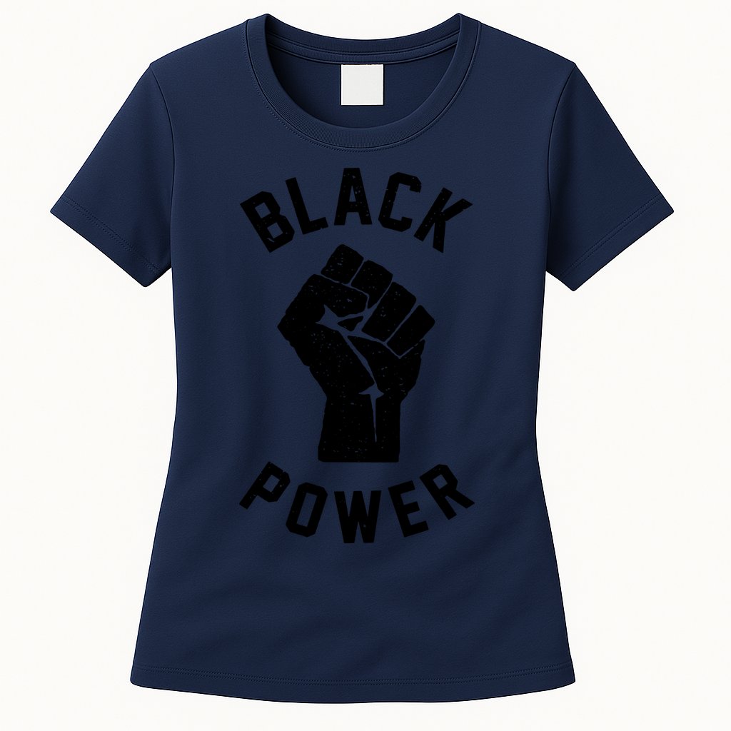 Civil Rights Black Power Fist Womens T-Shirt