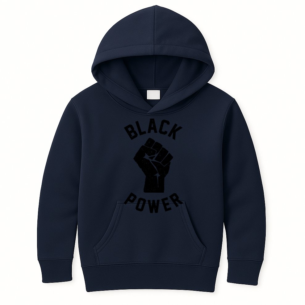 Civil Rights Black Power Fist Kids Hoodie