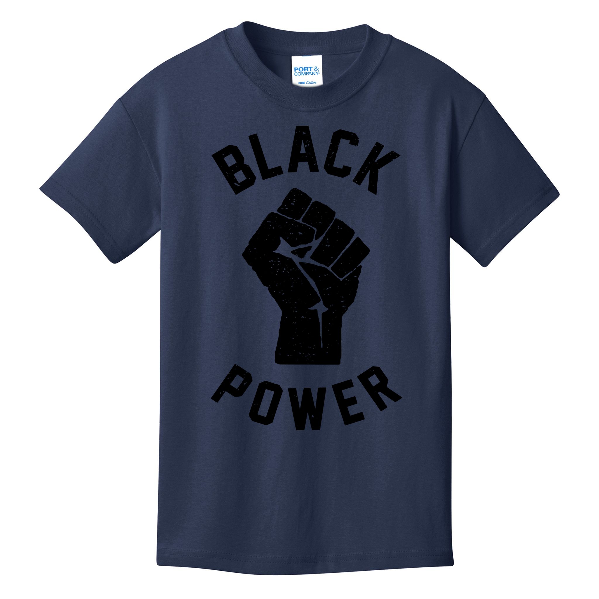Civil Rights Black Power Fist Kids T-Shirt