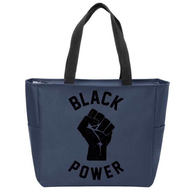 Civil Rights Black Power Fist Zip Tote Bag