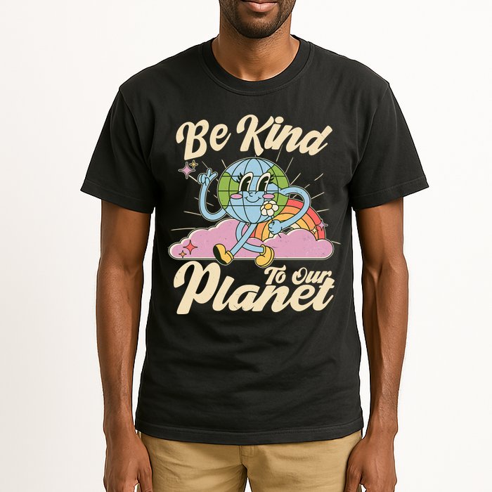 Cute Retro Be Kind To Our Planet Celebrate Earth Day Tall T-Shirt