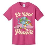 Cute Retro Be Kind To Our Planet Celebrate Earth Day Kids T-Shirt