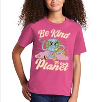 Cute Retro Be Kind To Our Planet Celebrate Earth Day Kids T-Shirt