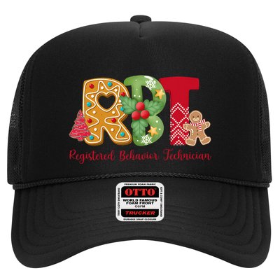 Christmas Registered Behavior Technician Rbt Aba Therapy Trucker Hat