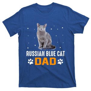 Cat Russian Blue Cat Dad Russian Blue Cat Cute Gift T-Shirt