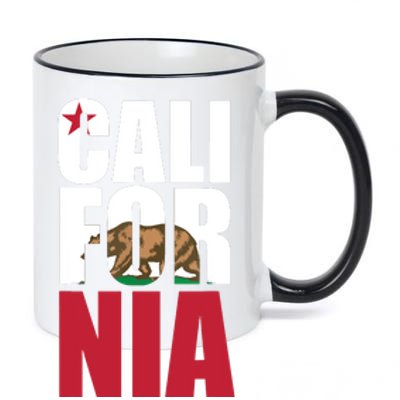 California Republic Bear T 11oz Black Color Changing Mug