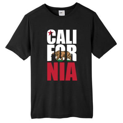 California Republic Bear T Tall Fusion ChromaSoft Performance T-Shirt