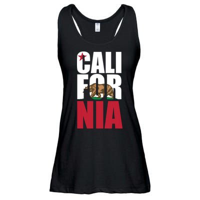 California Republic Bear T Ladies Essential Flowy Tank